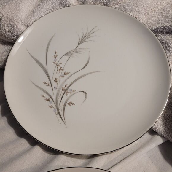 Castlecourt Fine China Japan Wheat Spray Set Of 4,  10.5” Single Dinner Plates - Picture 3 of 7